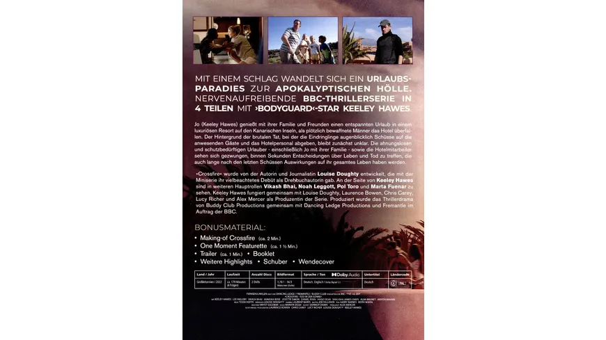 Crossfire - Die komplette Thriller-Miniserie in 4 Teilen (Fernsehjuwelen)  [2 DVDs]