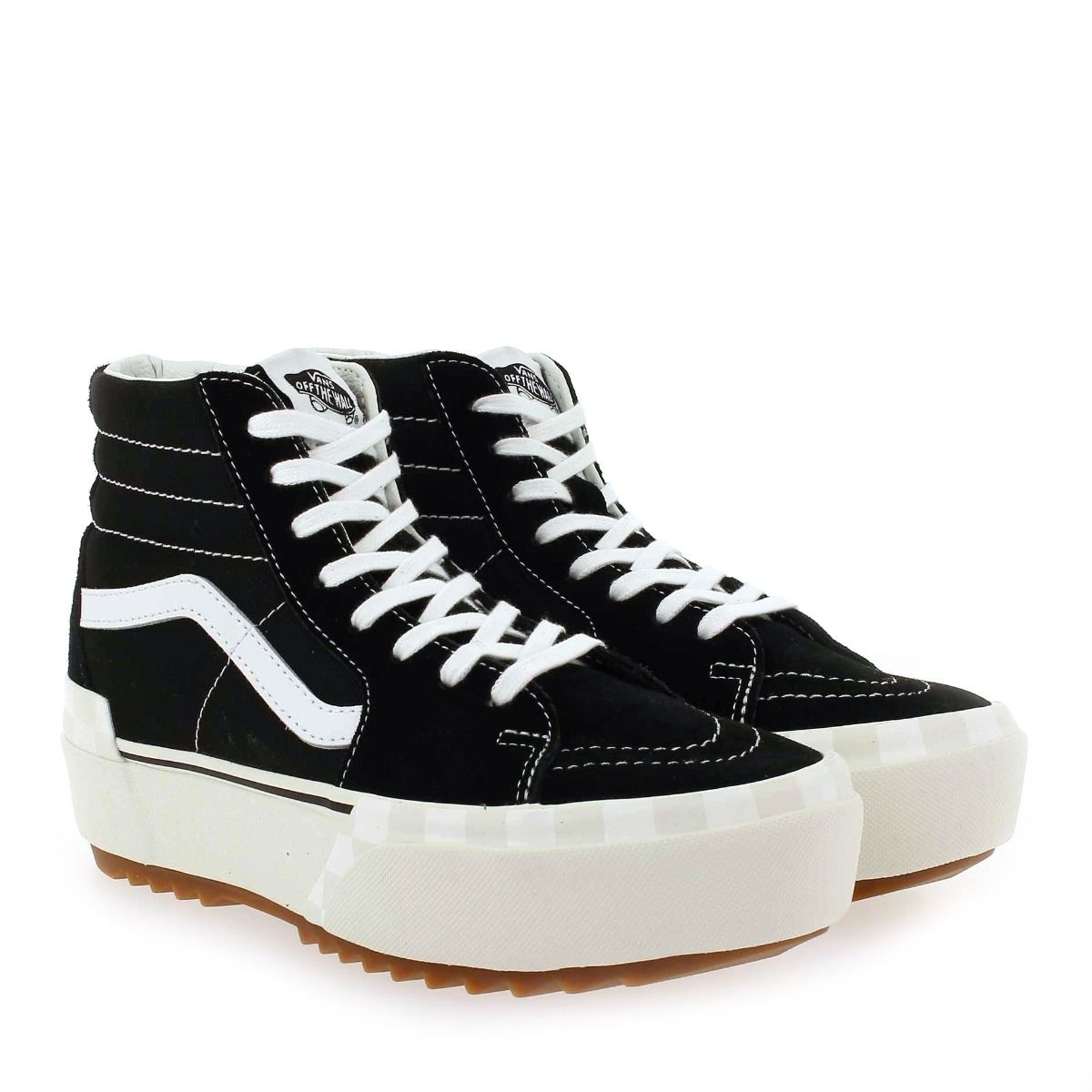 Vans  SK8-HI STACKED - Noir Blanc