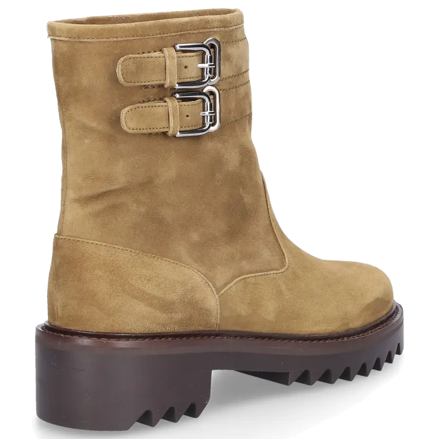 Aquazzura - Stiefeletten SUE Veloursleder - grün