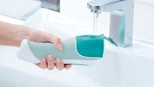 Panasonic Munddusche EW1313, Aufsätze: 2 St., kabellose Munddusche mit orthodontischer Düse