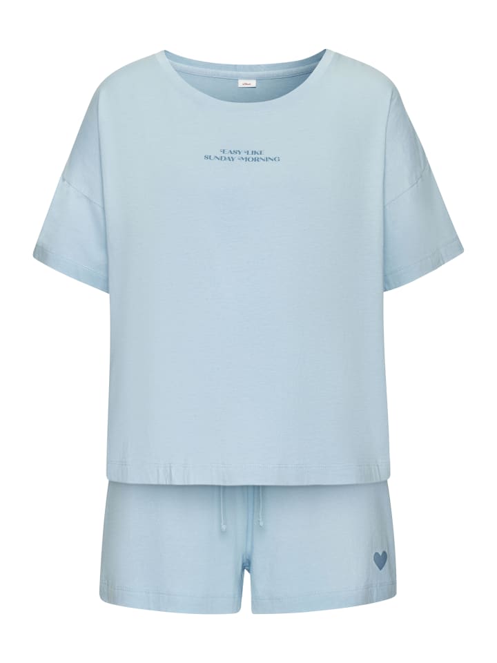 s.Oliver Shorty in hellblau günstig kaufen