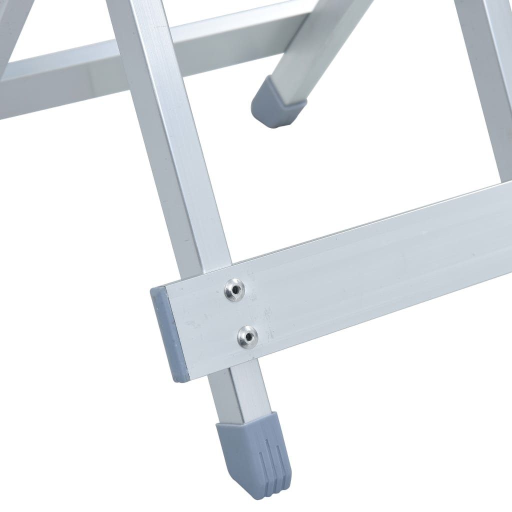 vidaXL Gartentisch Campinghocker Aluminium 28 x 26 x 39 cm