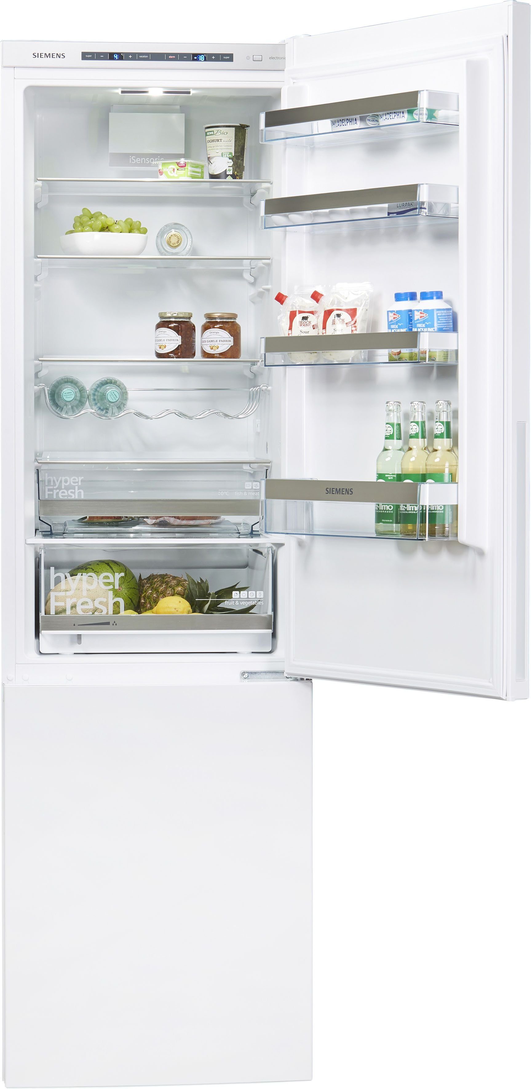 SIEMENS Kühl-/Gefrierkombination KG39EAWCA, 201 cm hoch, 60 cm breit