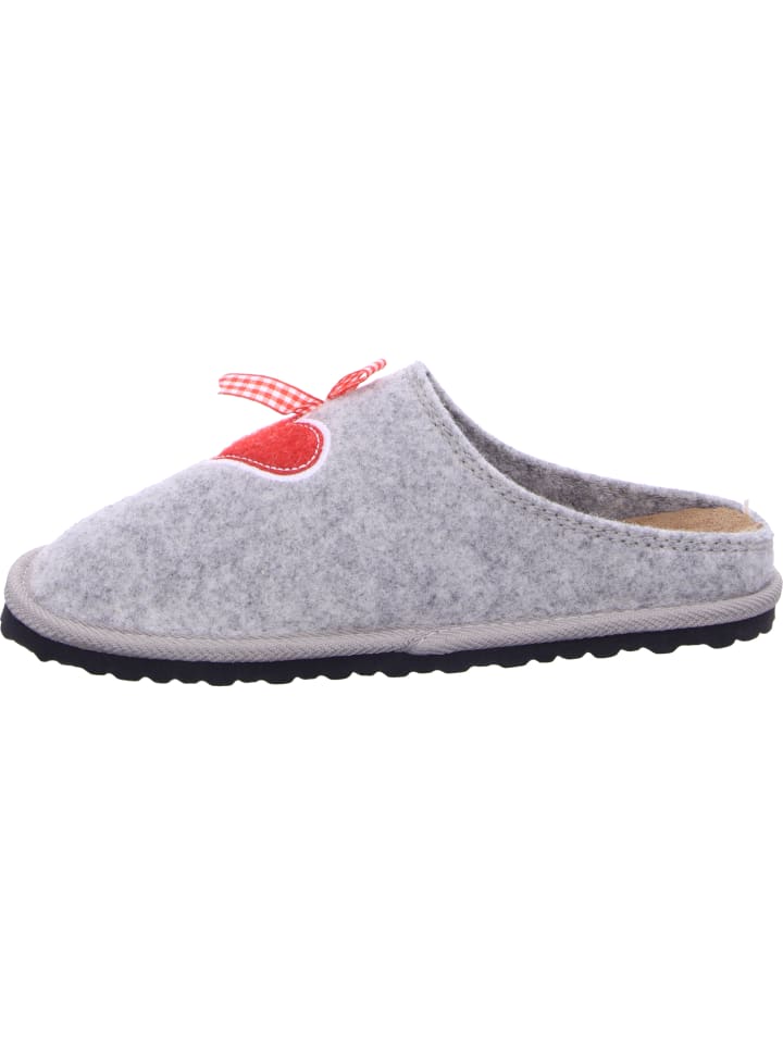 SUPERSOFT Pantoffel in grau günstig kaufen