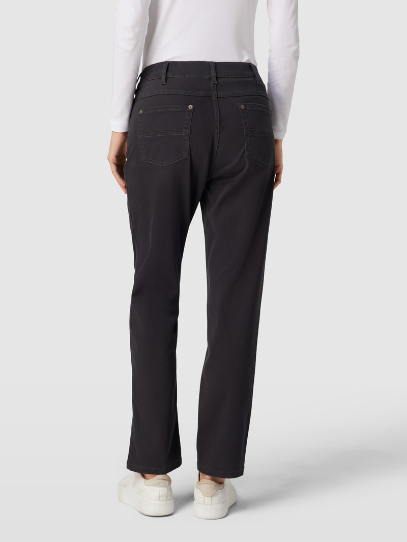Comfort Fit Jeans im 5-Pocket-Design Modell 'GRETA' in graphit