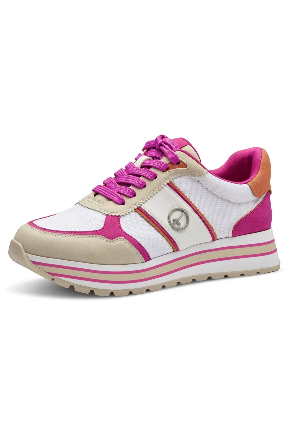 Tamaris  Sneaker - Rosa - Flacher Absatz