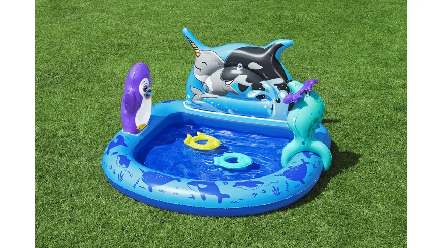 Bestway - Wasserspielcenter Polar Pals,134 x 131 x 73 cm