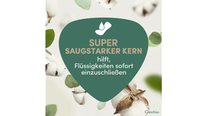 Carefree Slipeinlagen Organic Cotton Normal