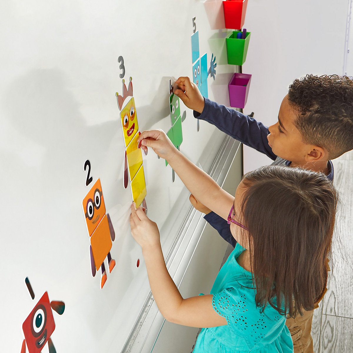 Numberblocks Wiederverwendbare Klammern