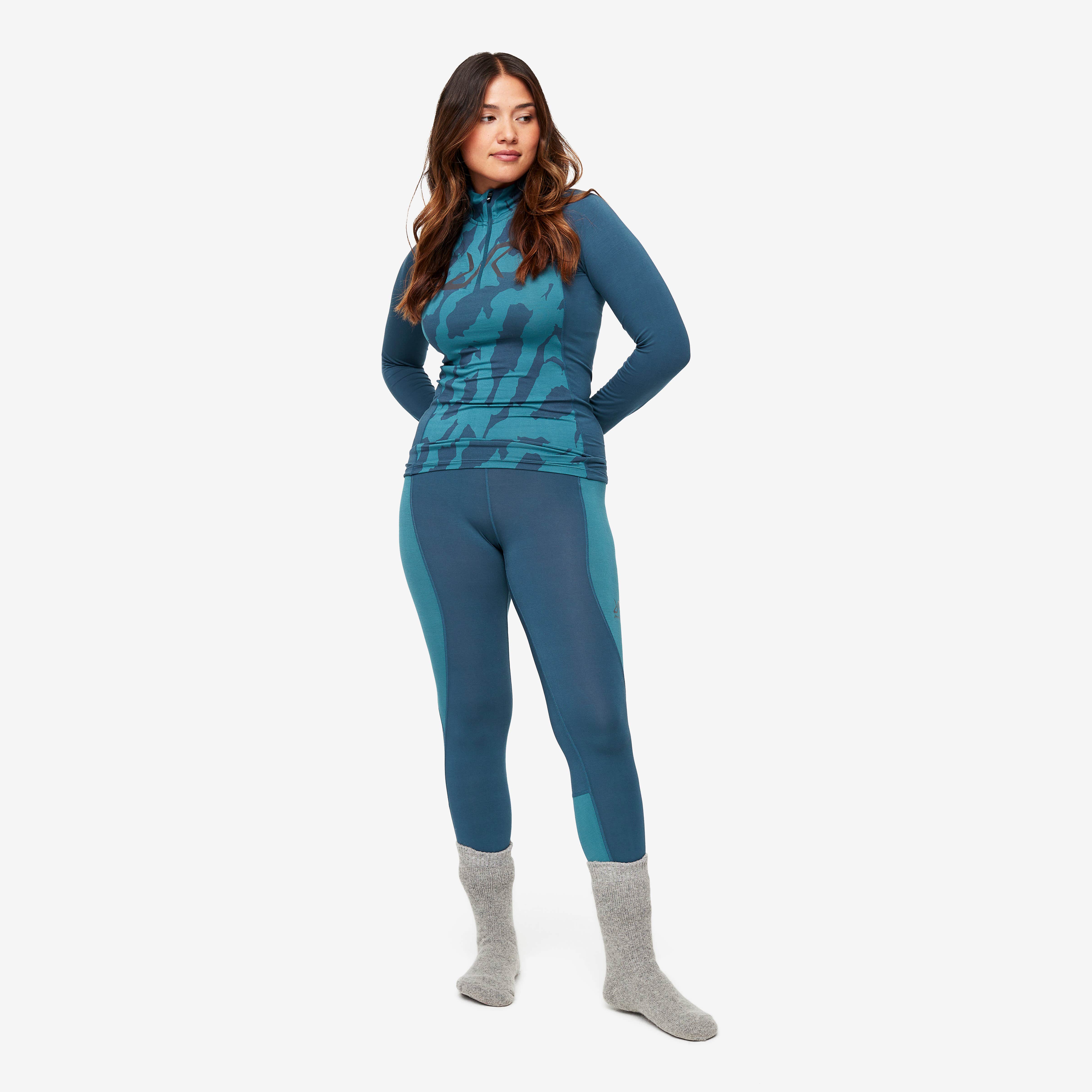 Bambooskin Base Layer Set Femme Moonlit Ocean