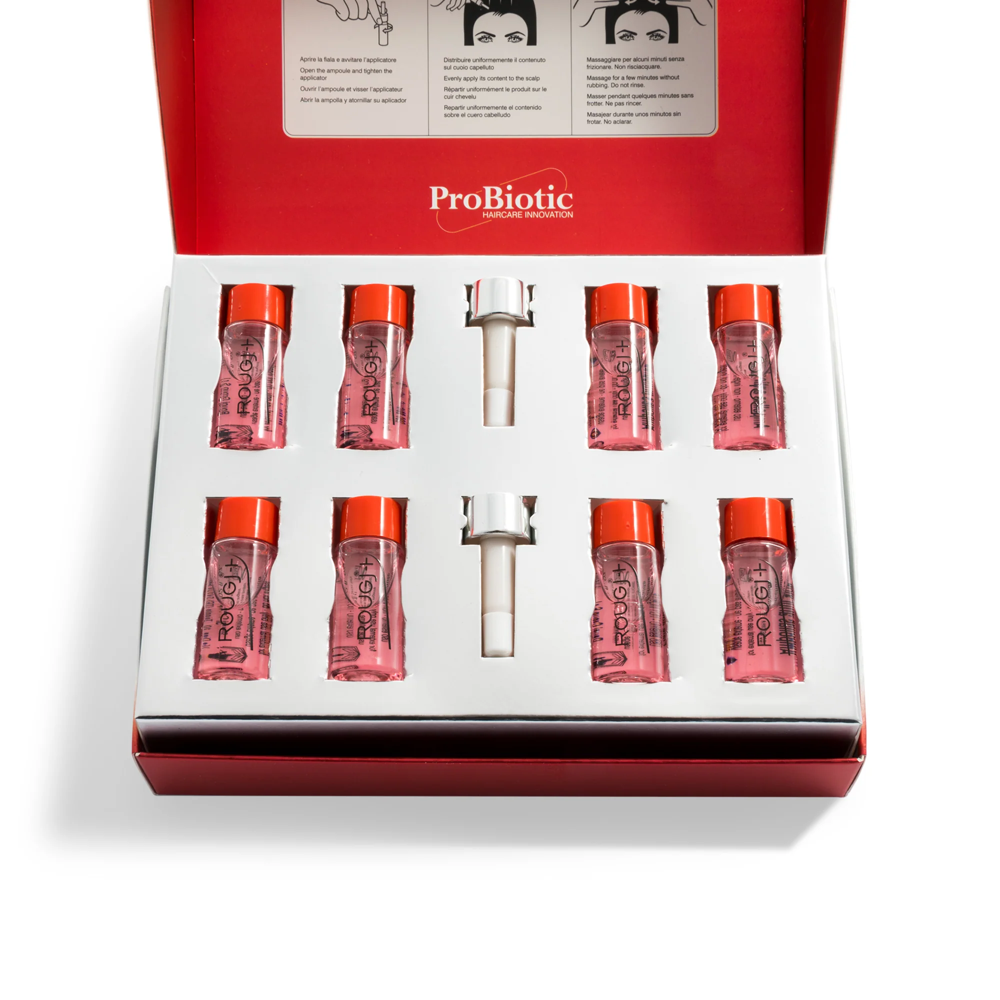 „ProBiotic Haircare“ plaukų slinkimo gydymo priemonės buteliukuose