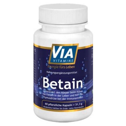 VIAVITAMINE Betain HCl Kapseln  60 St  Kapseln