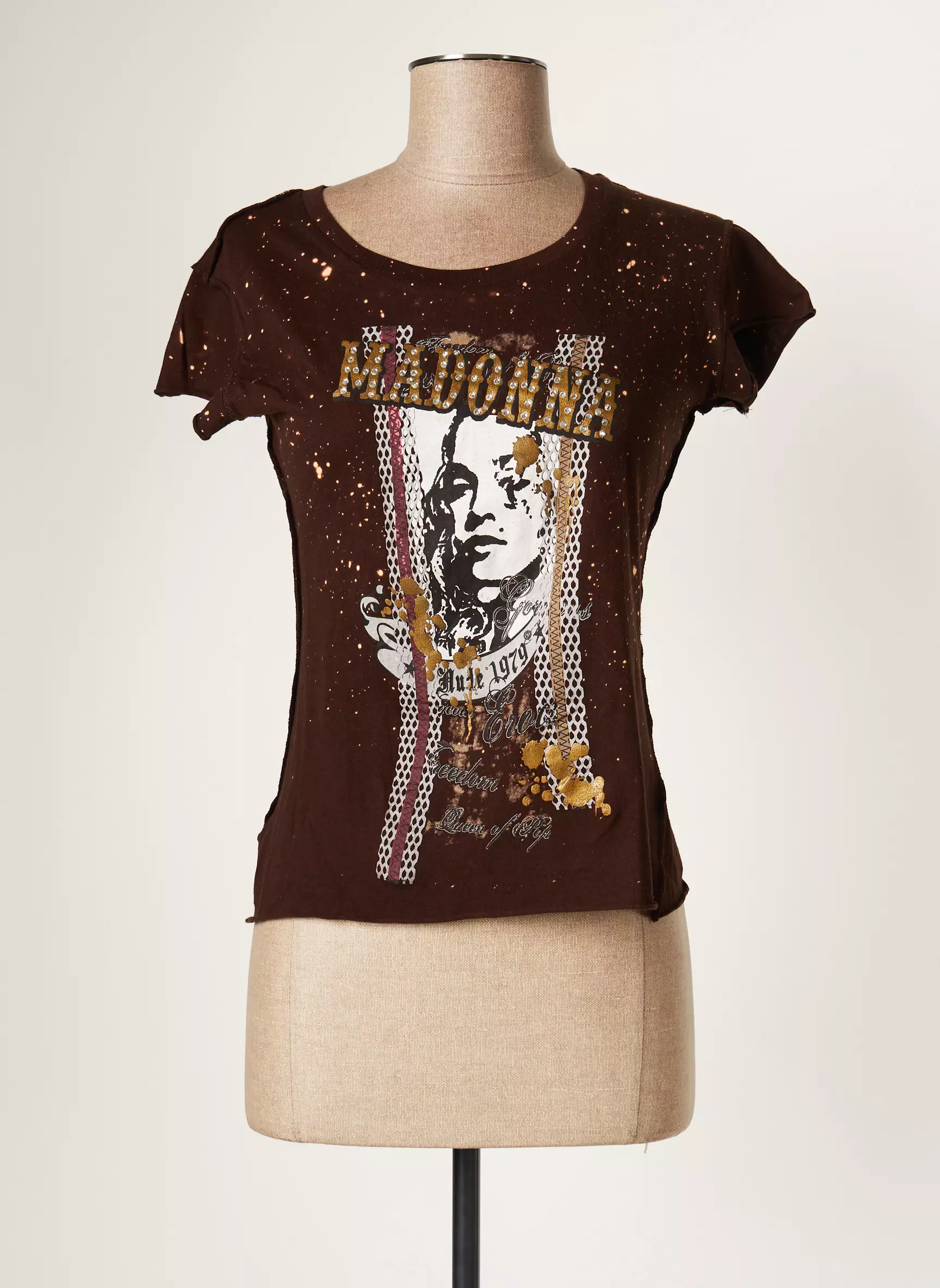Madonna Tshirts Femme couleur marron