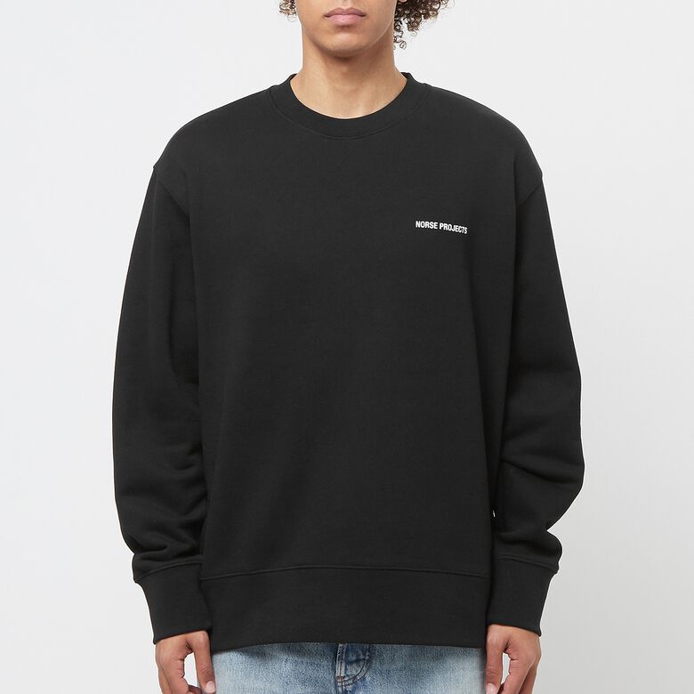 Norse Projects Arne Relaxed Organic Logo Sweatshirt black
