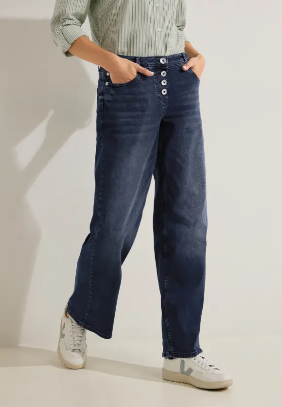 CECIL Loose Fit Culotte Jeans