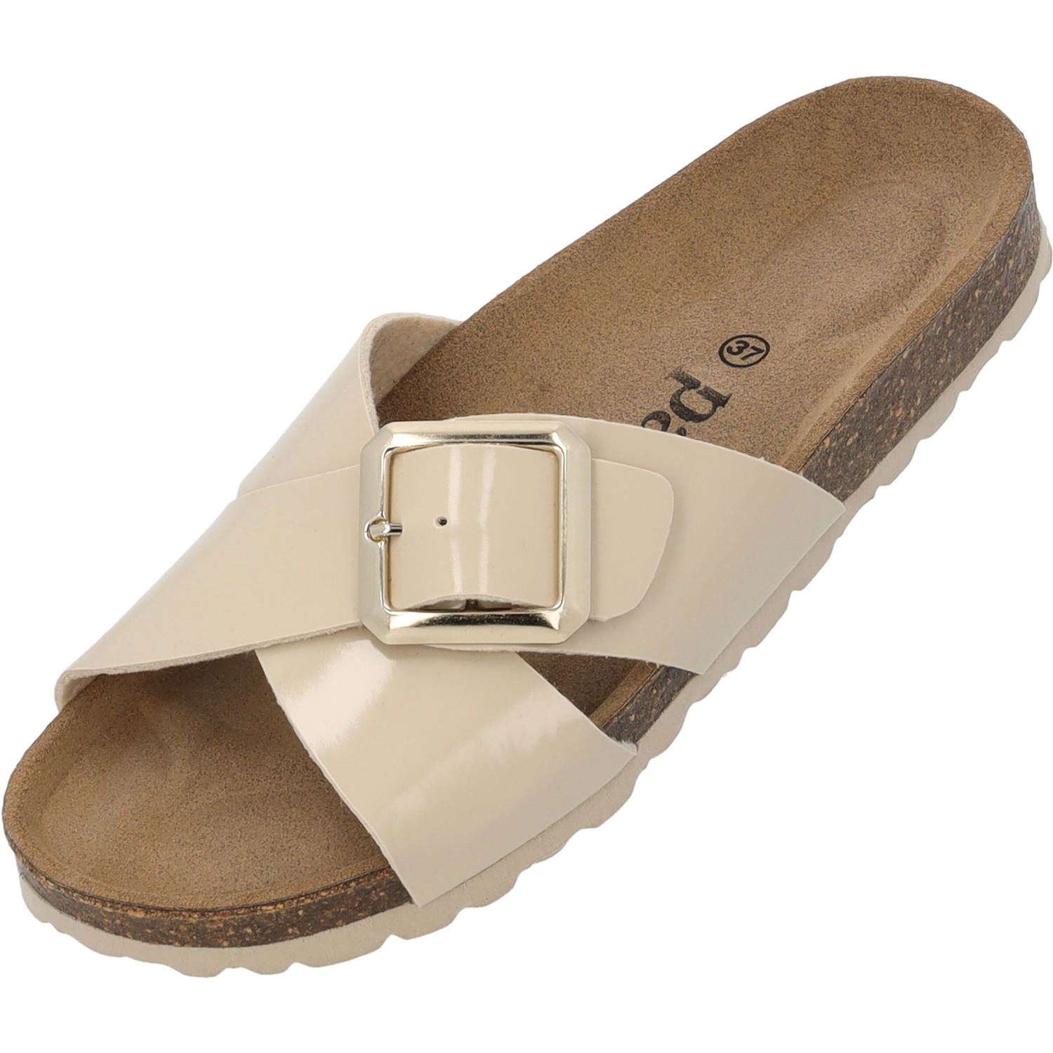 Palado Ranreak, Pantoletten, Damen, Beige Lack