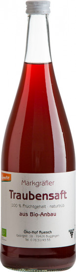2022 Traubensaft rot Bio 0,1 L - Öko-Hof Ruesch