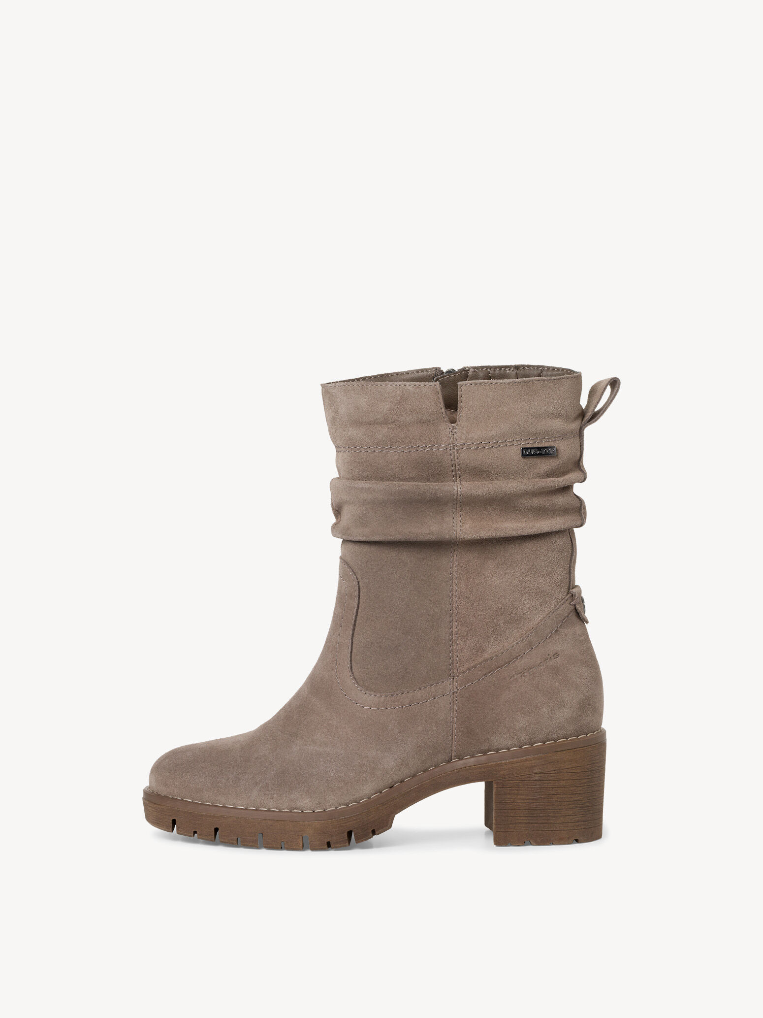 Bottine en cuir - marron