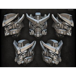 Mech Soldier helmets (5)