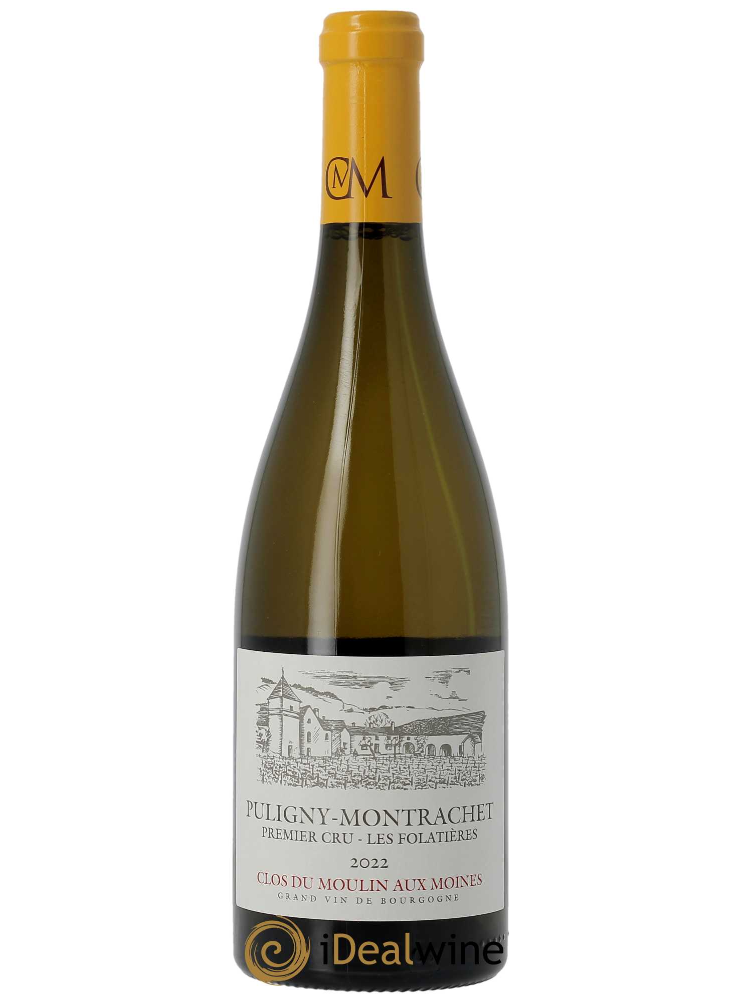 Puligny-Montrachet 1er Cru Les Folatières Clos du Moulin aux Moines  2022 - Lot de 1 Bouteille