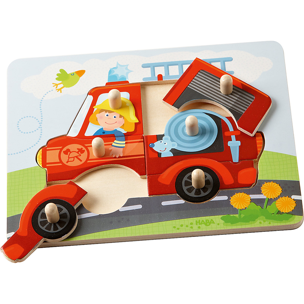 HABA 302536 Greifpuzzle Feuerwehr