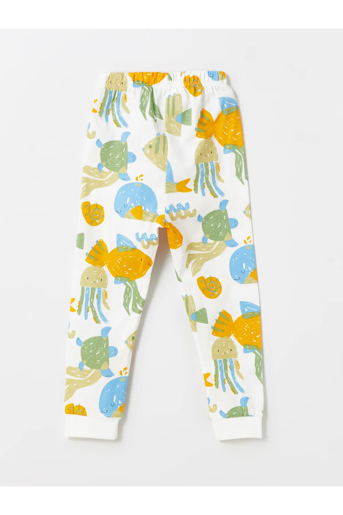 LC Waikiki  Bedrucktes Pyjama-Set für Babys mit Rundhalsausschnitt und langen Ärmeln, 2-teilig