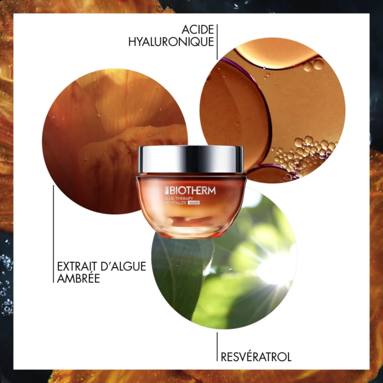 Biotherm éjszakai krém a táplálásért és a ragyogásért