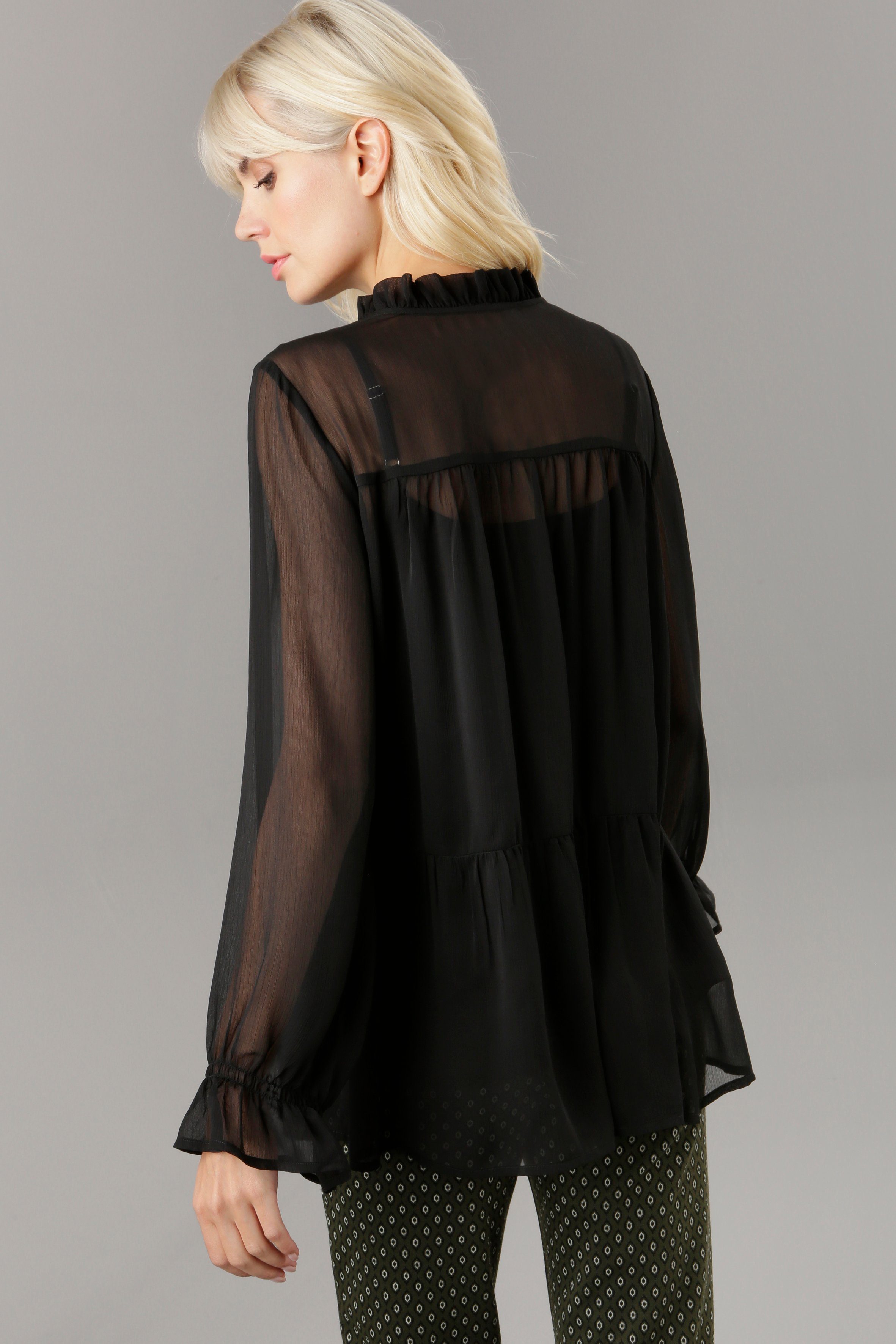 Aniston SELECTED Rüschenbluse mit Volants