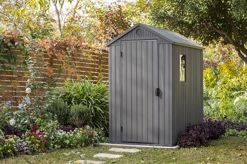 Keter Gartenhaus Darwin 4x6 Gartenkiste Aufbewahrungskiste