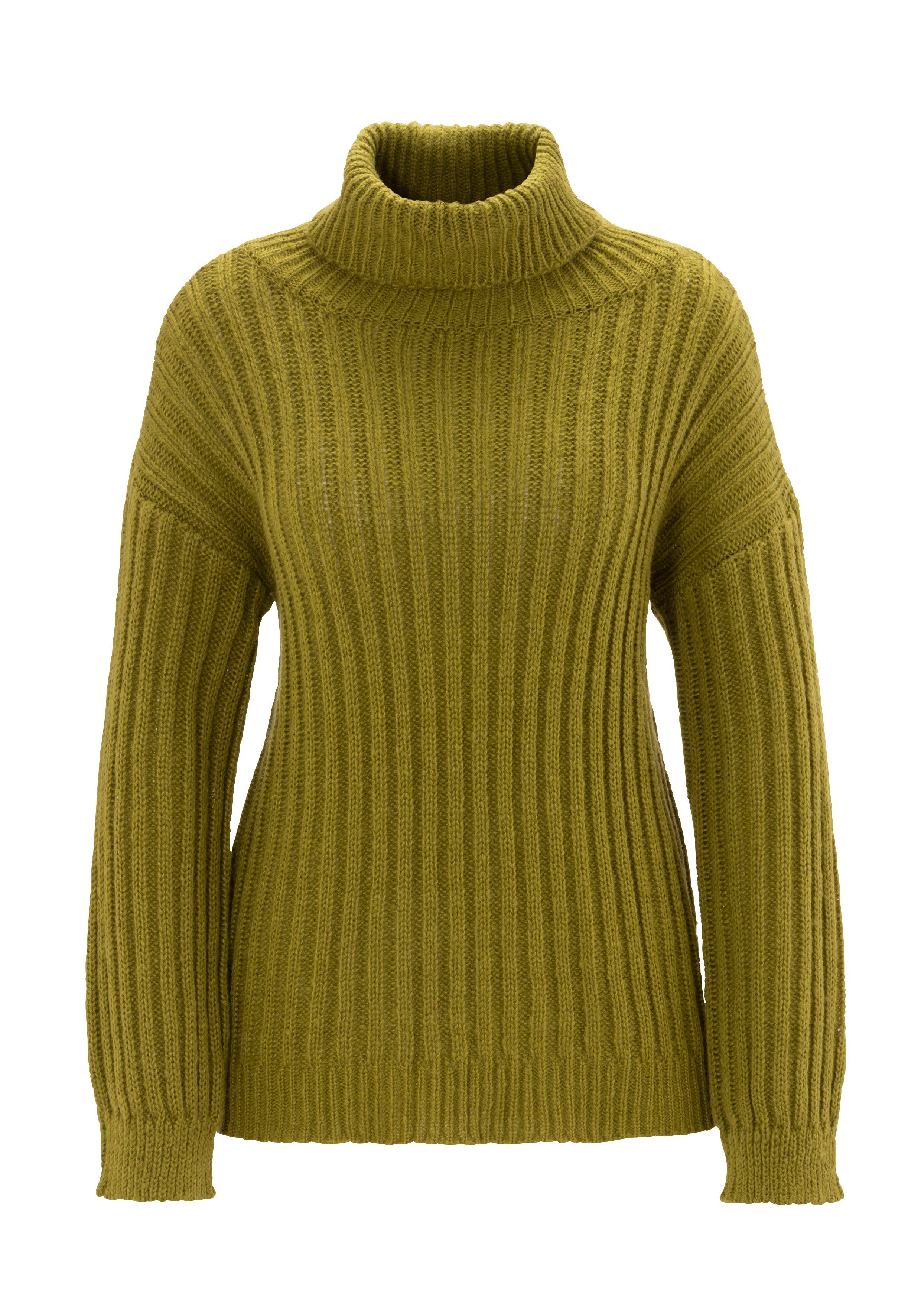 Aniston CASUAL Strickpullover mit dekorativem Rollkragen