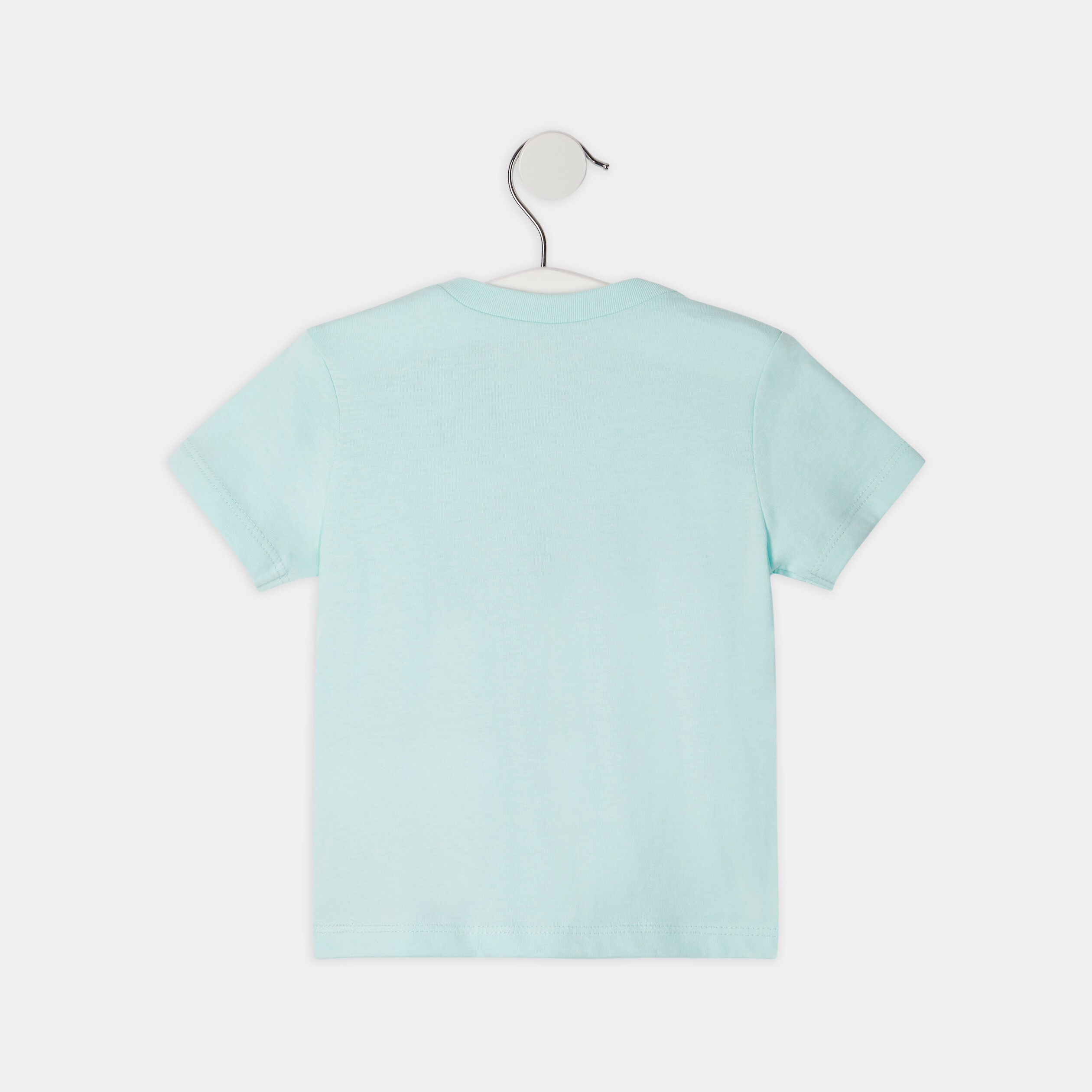 T-shirt à manches courtes vert turquoise bébé garçon | La Halle
