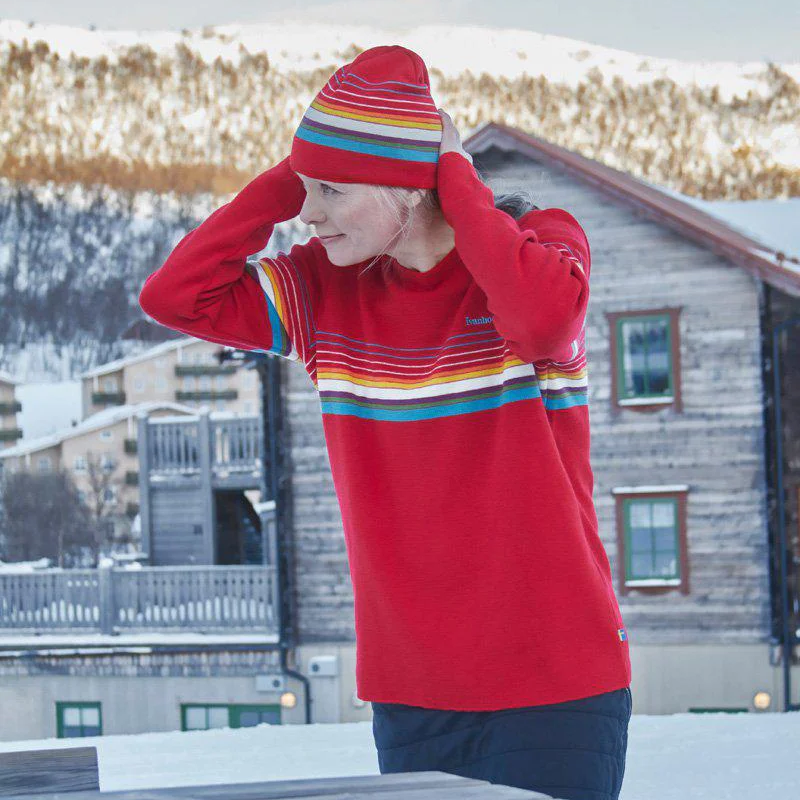 Ivanhoe Retro-Hang Loose Chili Wollpullover