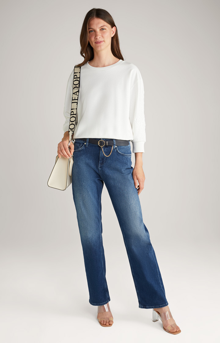 Sweatshirt in Creme