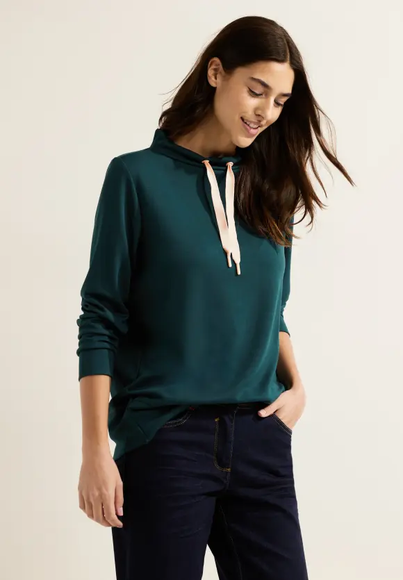 CECIL Sweatshirt mit Stehkragen