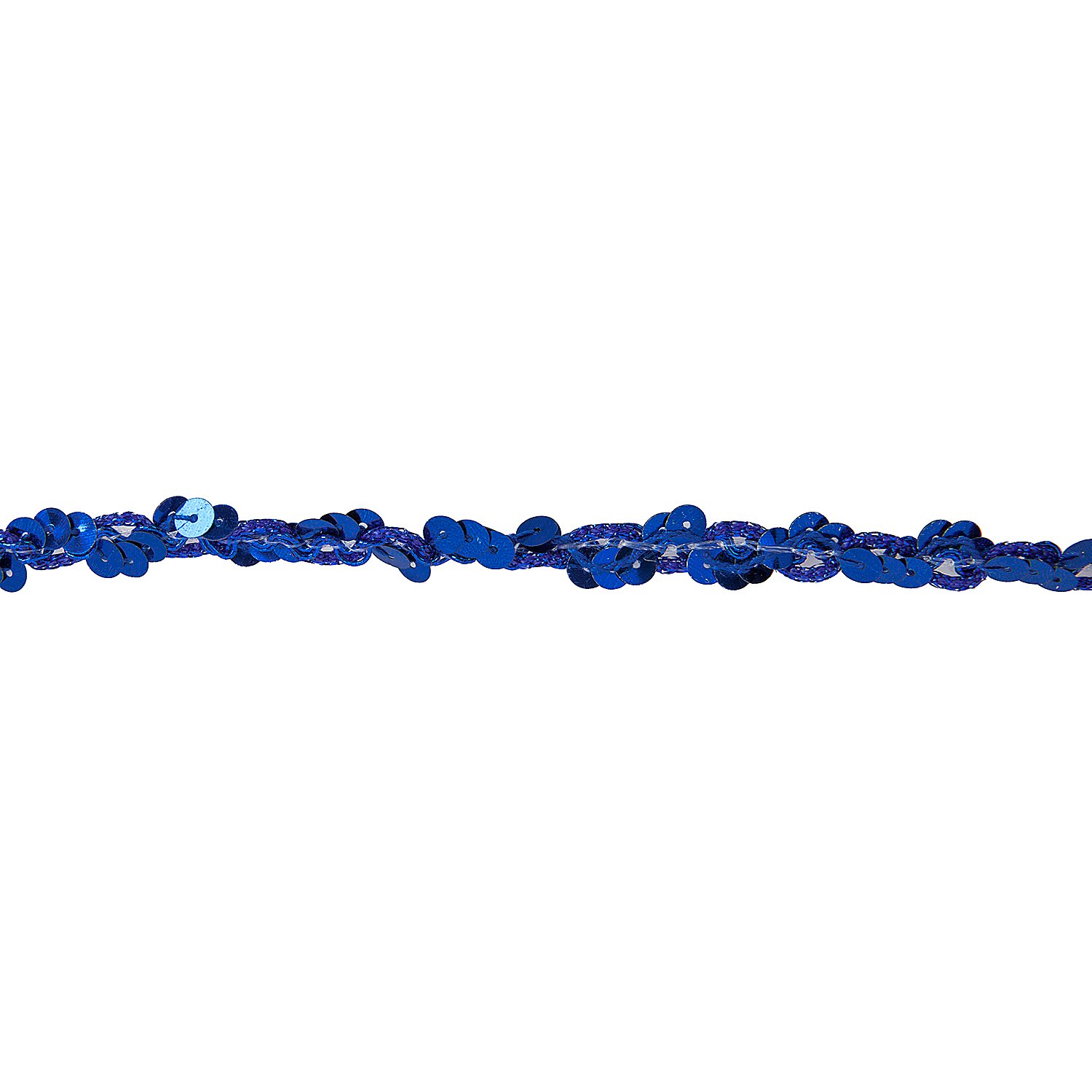 Metallic-Paillettenband, blau, Breite: 10 mm, Länge: 3 m