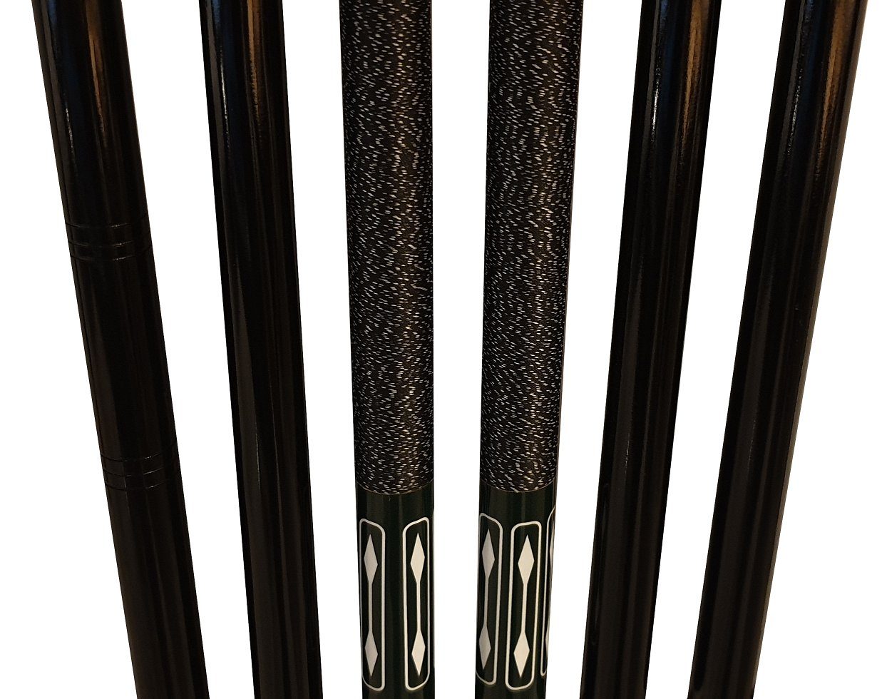 John West Billardtisch Billard Set - Wandhalterung + 2 Profi Queue + 2 Standard Queue + 2 kurze Queue, (1-tlg)
