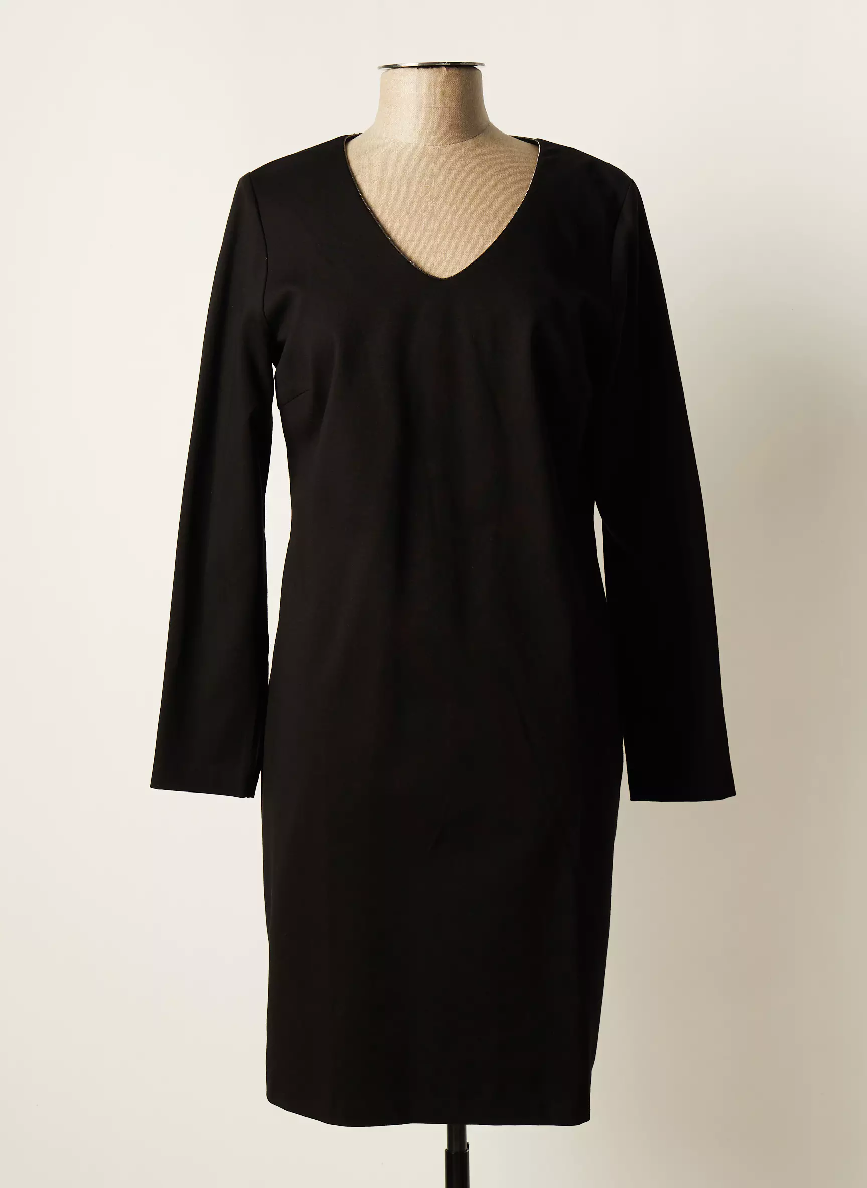 Ellei Robes Mi Longues Femme couleur noir