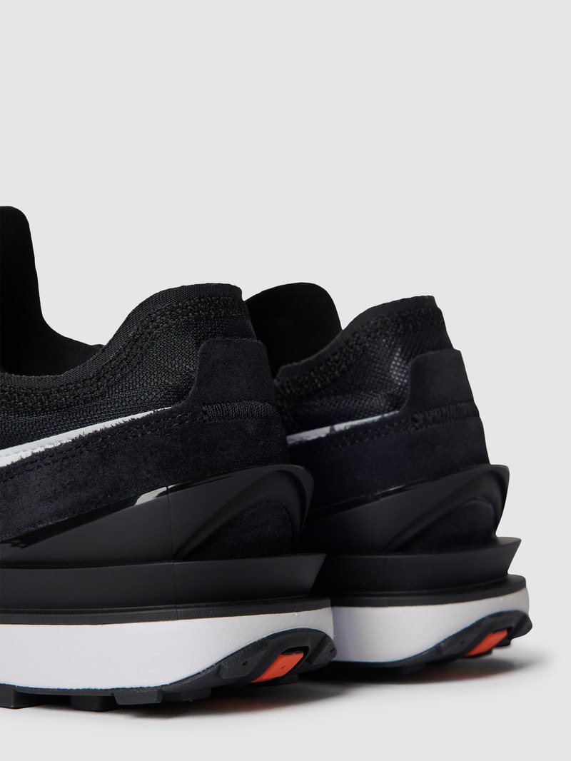 Sneaker mit Label-Details Modell 'Waffle One' in schwarz