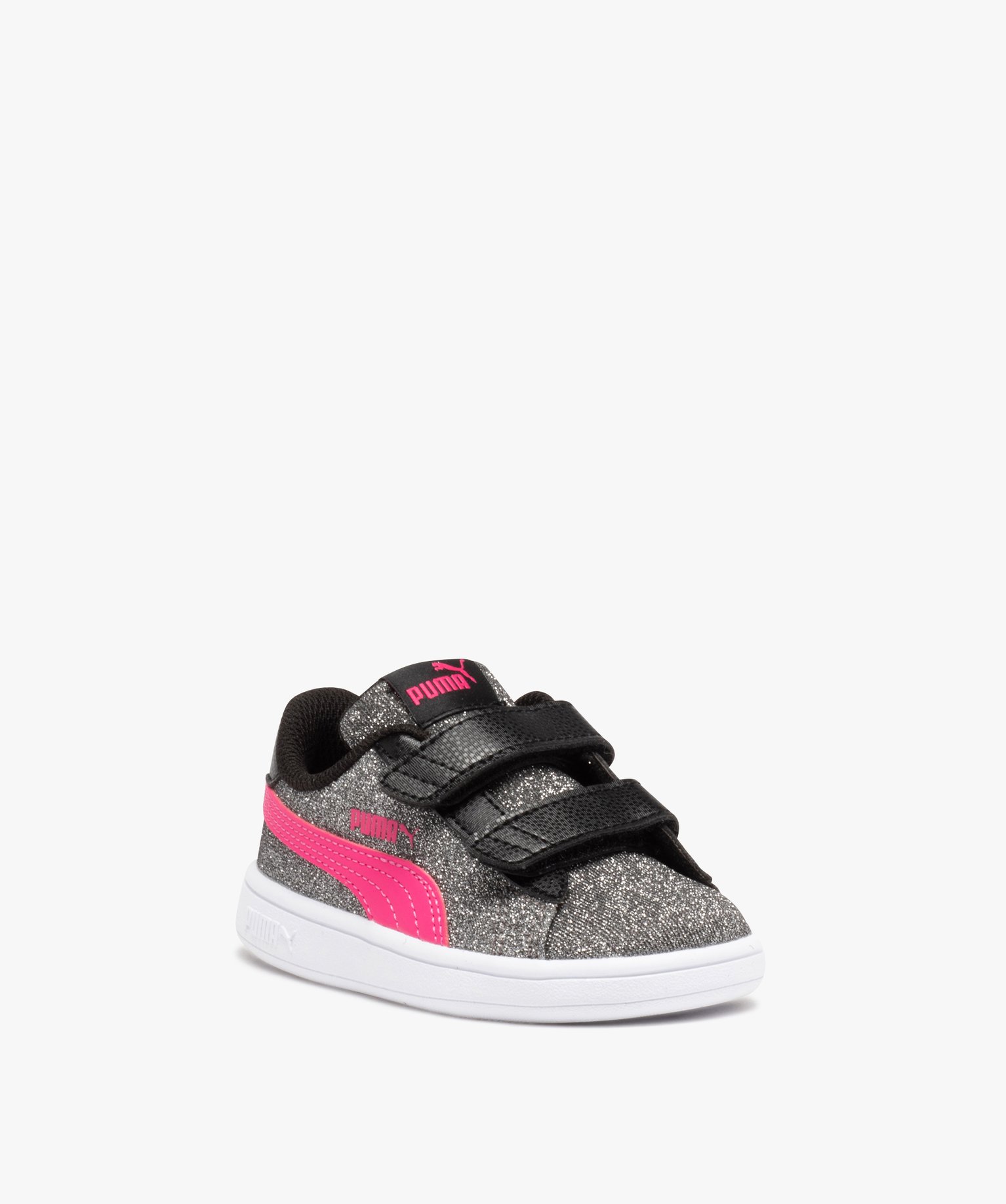 Baskets fille pailletées avec double scratch - Puma noir | GEMO