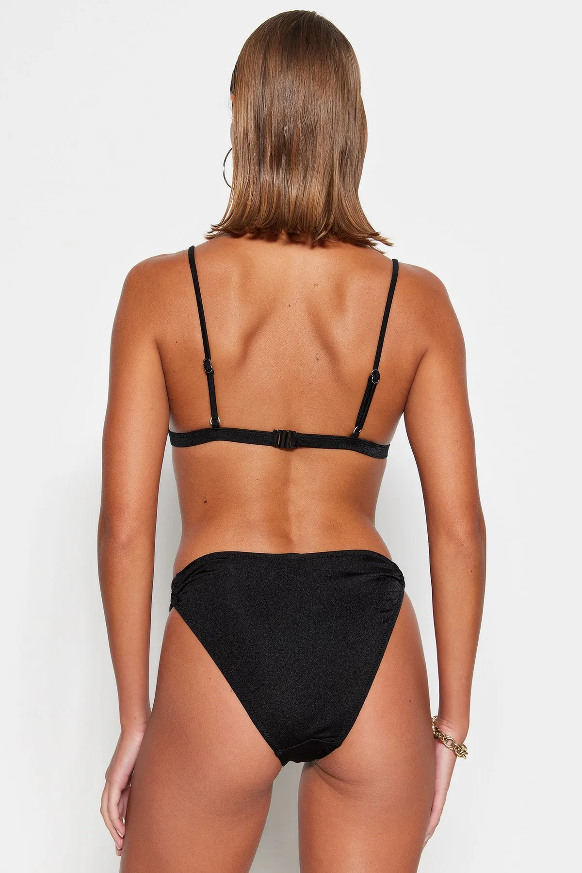 Trendyol Collection  Bikini-Set - Schwarz - Unifarben