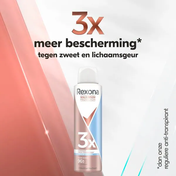 Rexona Máxima Proteção, Fragrância Suave, Spray Antitranspirante 150ml