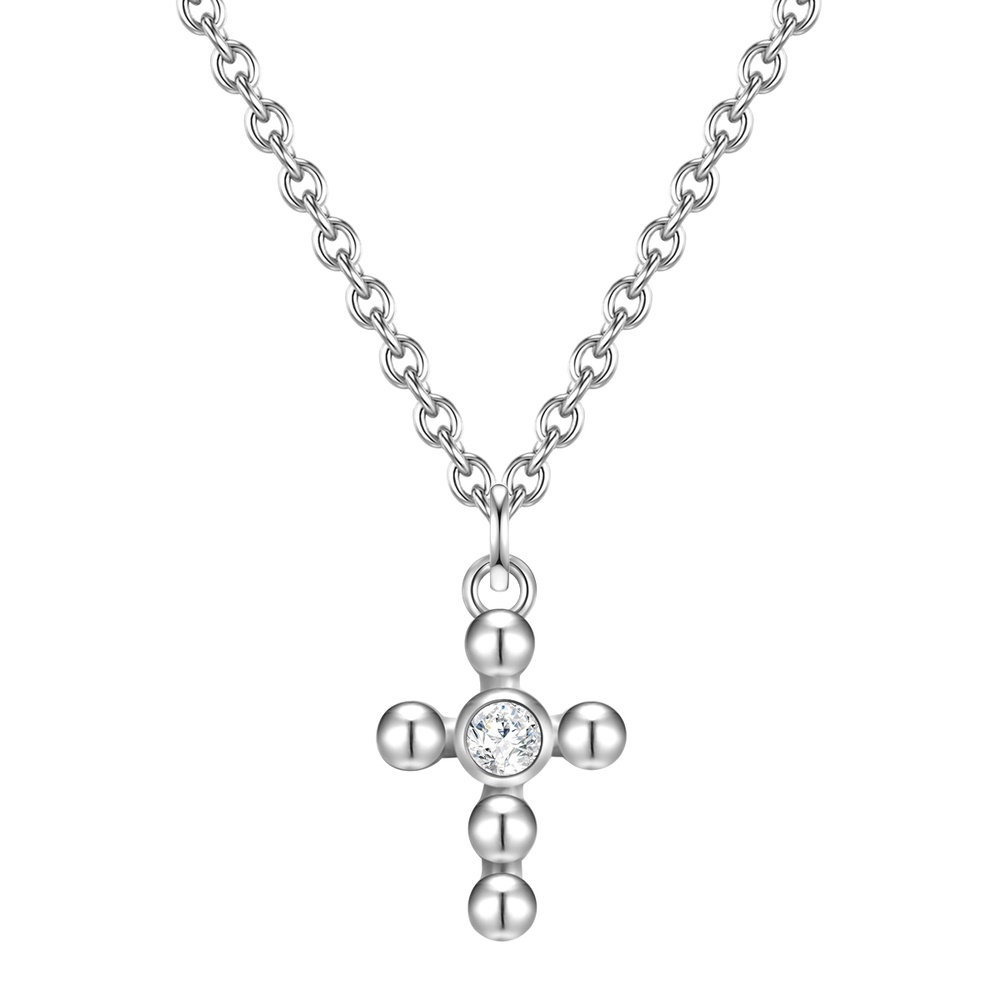 Glanzstücke München Collier en argent Croix Argent sterling Topaze en Argent collier