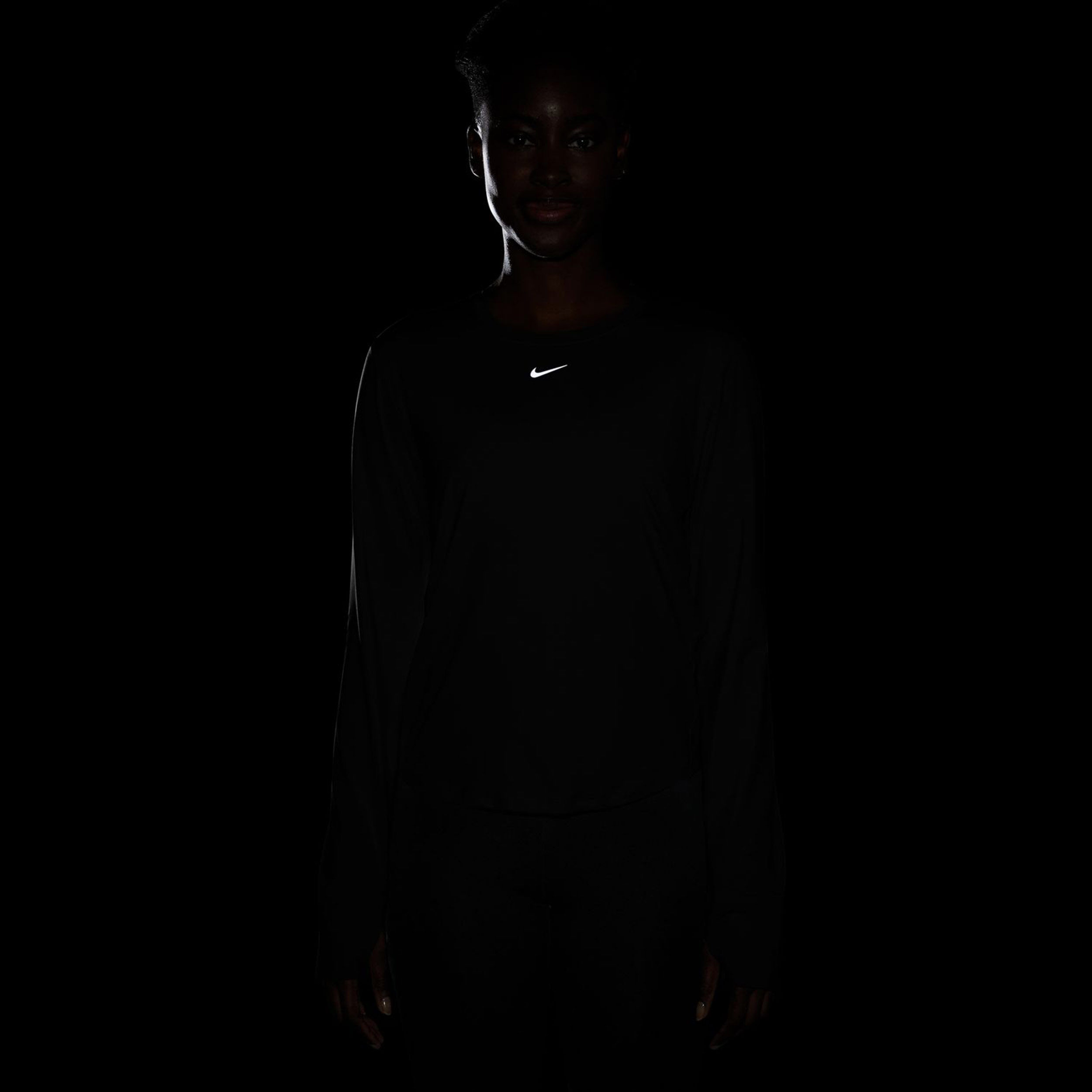 One Classic Dri-Fit Longsleeve Damen - Schwarz