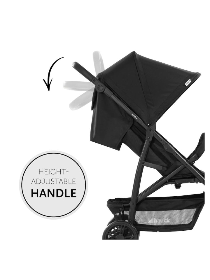 Hauck Hauck Rapid 4 Buggy / Stadtbuggy - Farbe: Black günstig kaufen