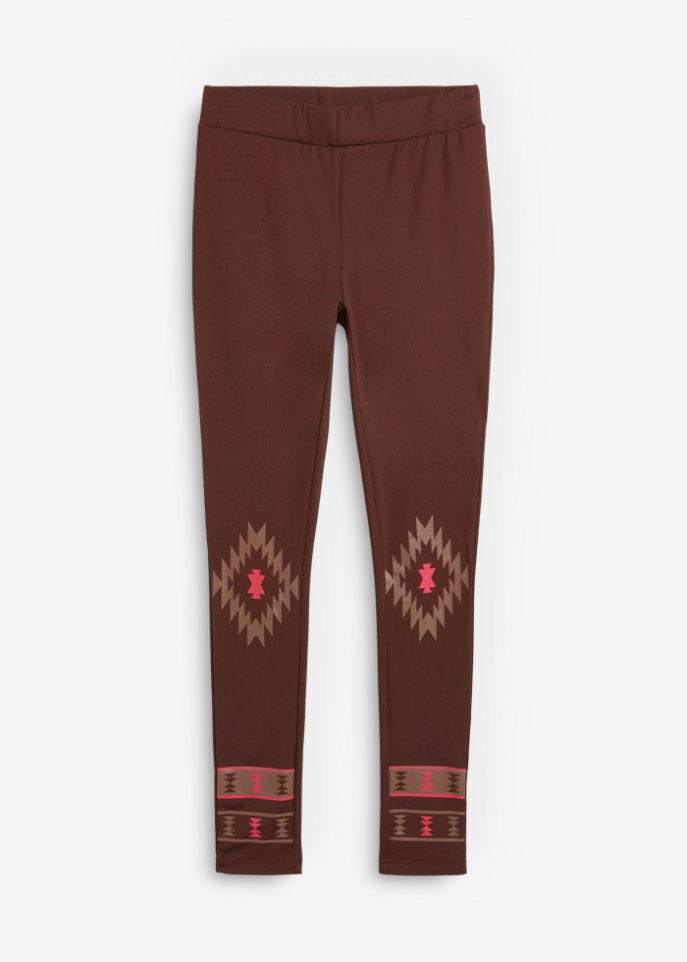Thermo-Leggings mit Norweger-Muster