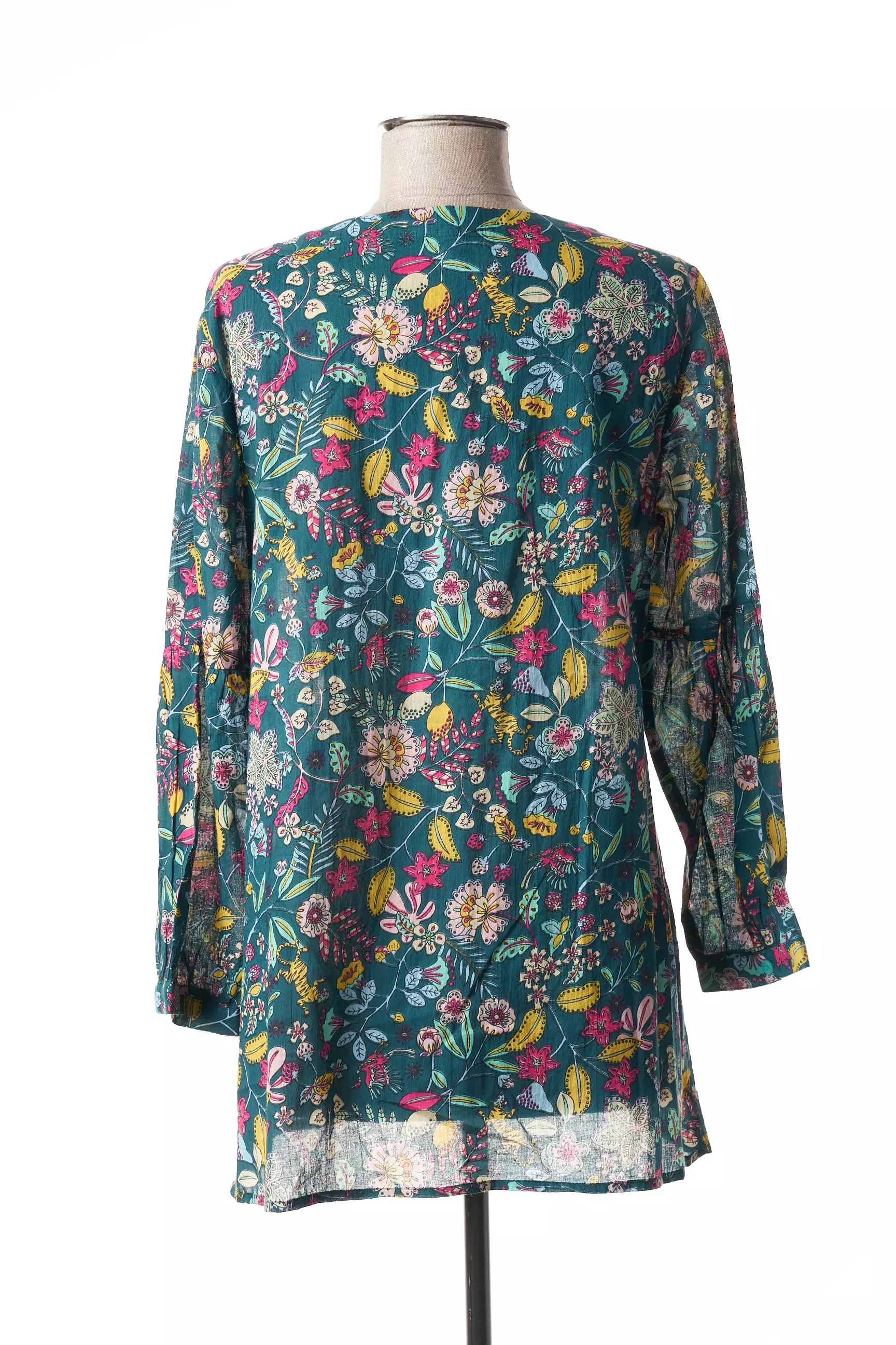 Agathe   Louise Tuniquemanchelongue Femme couleur vert