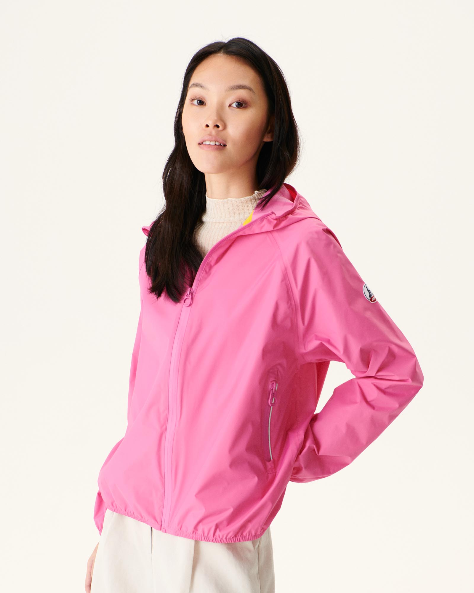 Imperméable paquetable Rose intense Singapore