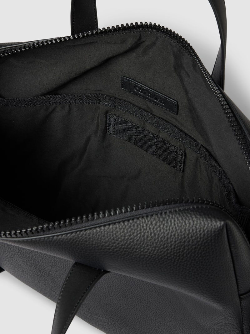 Laptoptasche mit Label-Details Modell 'MUST' in schwarz