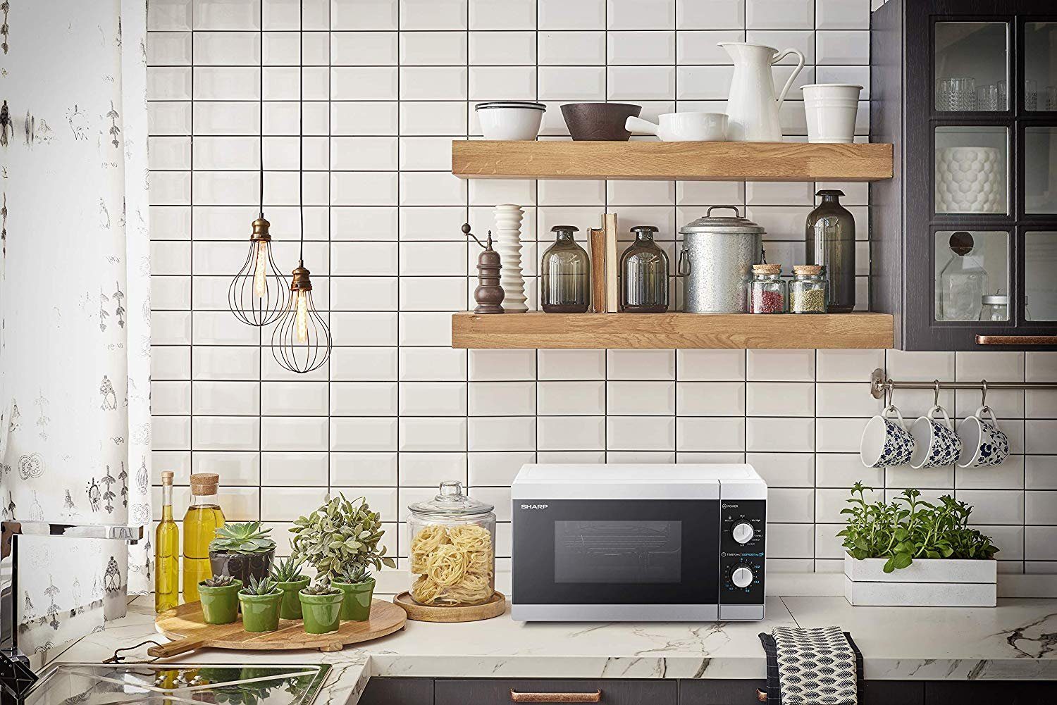 Sharp Mikrowelle YC-MS01E-S, 20 l