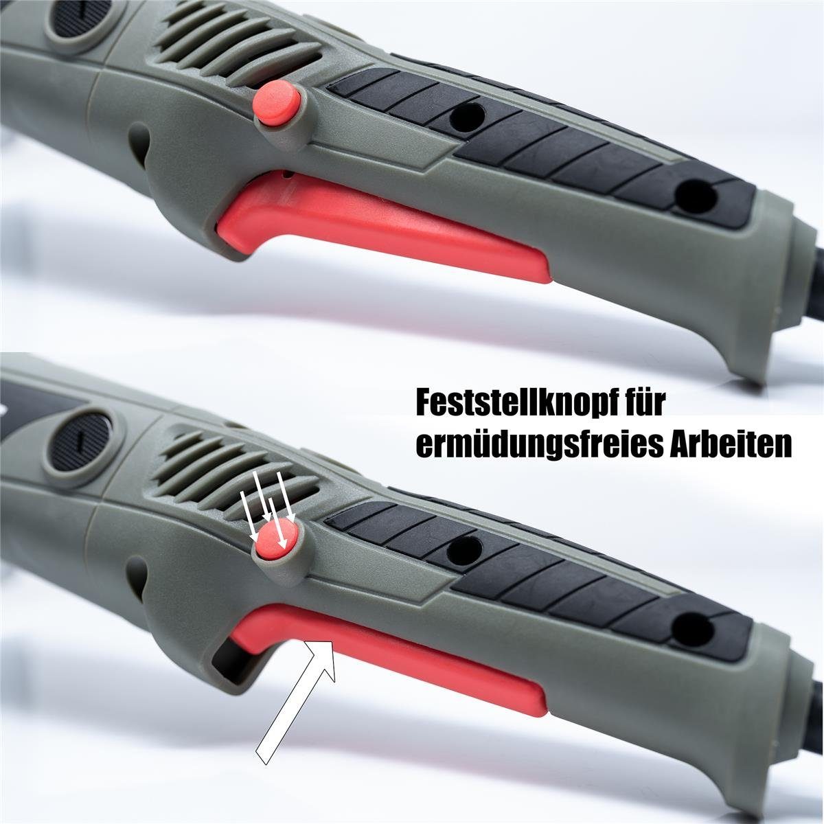 PLSH Exzenter Poliermaschine H15 15mm Hub, 125mm Stützteller, 5000 min. U/min, 2100 max. U/min